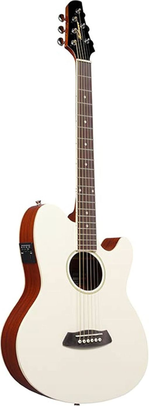 Ibanez TCY10E Acoustic Electric Guitar - White